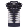 Claudia by Claudia Strater Dames Vest Cs12-25136 Navy