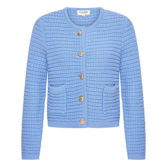 Claudia by Claudia Strater Dames Vest Cs12-25389 Bleu