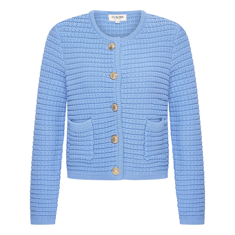 Claudia by Claudia Strater Dames Vest Cs12-25389 Bleu