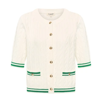 Claudia by Claudia Strater Dames Vest Cs12-25430 OFF-WHITE