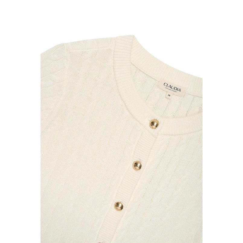 Claudia by Claudia Strater Dames Vest Cs12-25430 OFF-WHITE