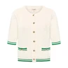 Claudia by Claudia Strater Dames Vest Cs12-25430 OFF-WHITE