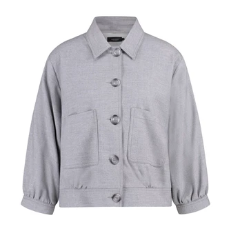 Claudia Strater Dames Blazer Cs15-25601 Lichtgrijs