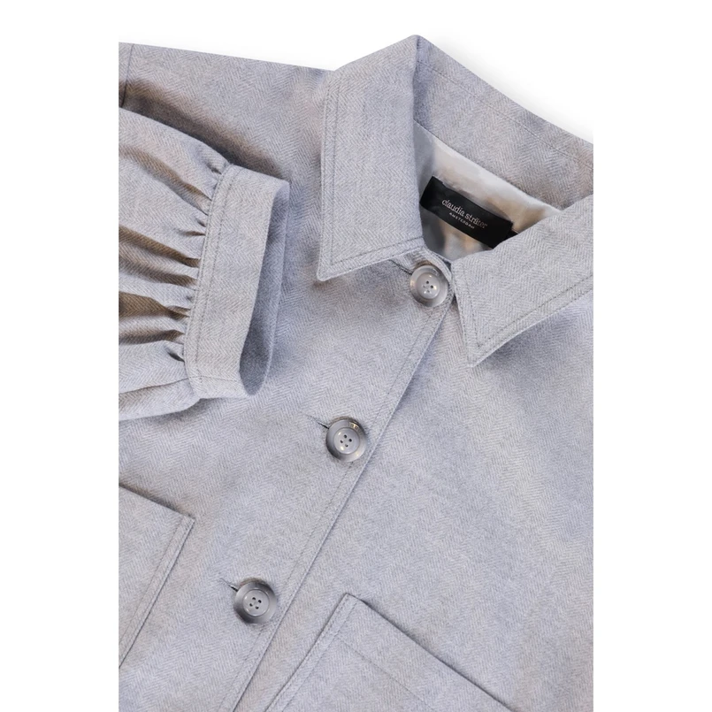 Claudia Strater Dames Blazer Cs15-25601 Lichtgrijs