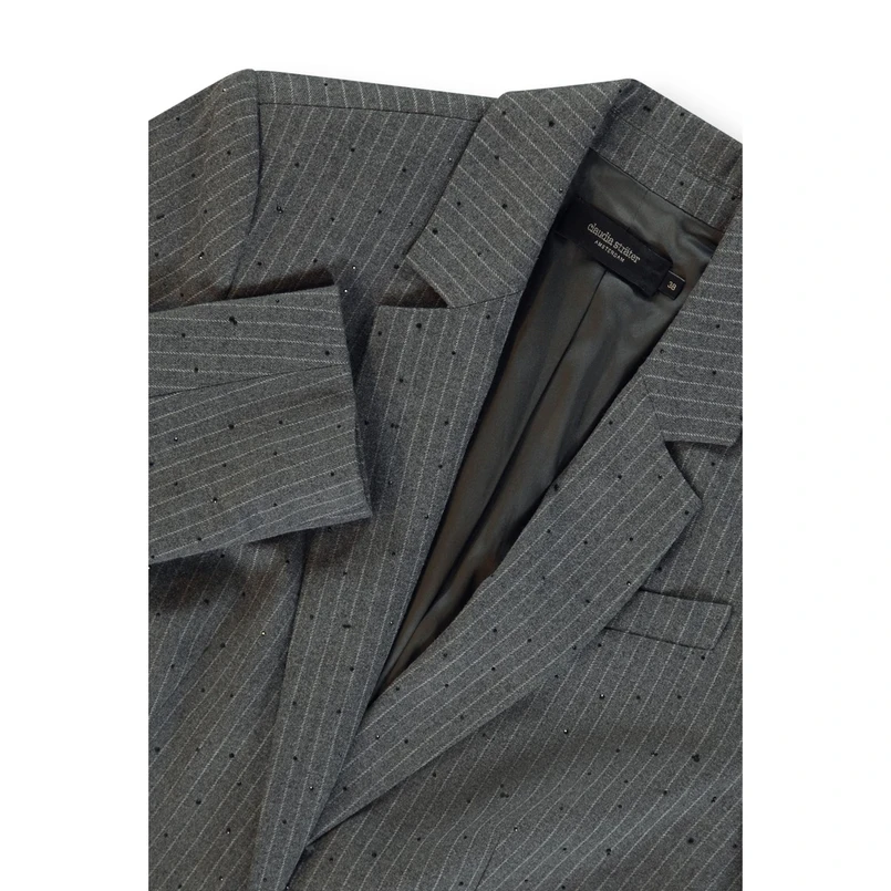 Claudia Strater Dames Blazer CS15-25603 Lichtgrijs