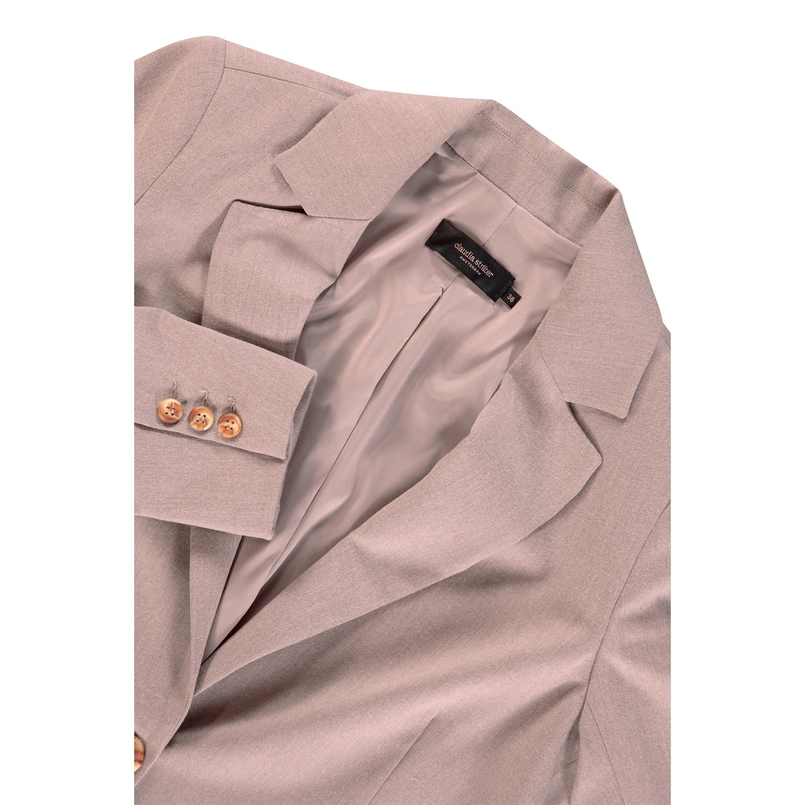Claudia Strater Dames Blazer Cs25-15501 Taupe