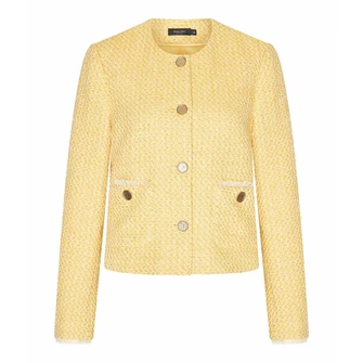 Claudia Strater Dames Blazer Cs25-15502 Geel