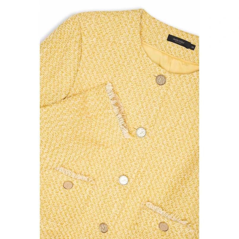 Claudia Strater Dames Blazer Cs25-15502 Geel