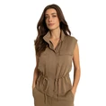 Claudia Strater Dames Blazer Cs25-15506 Khakigroen