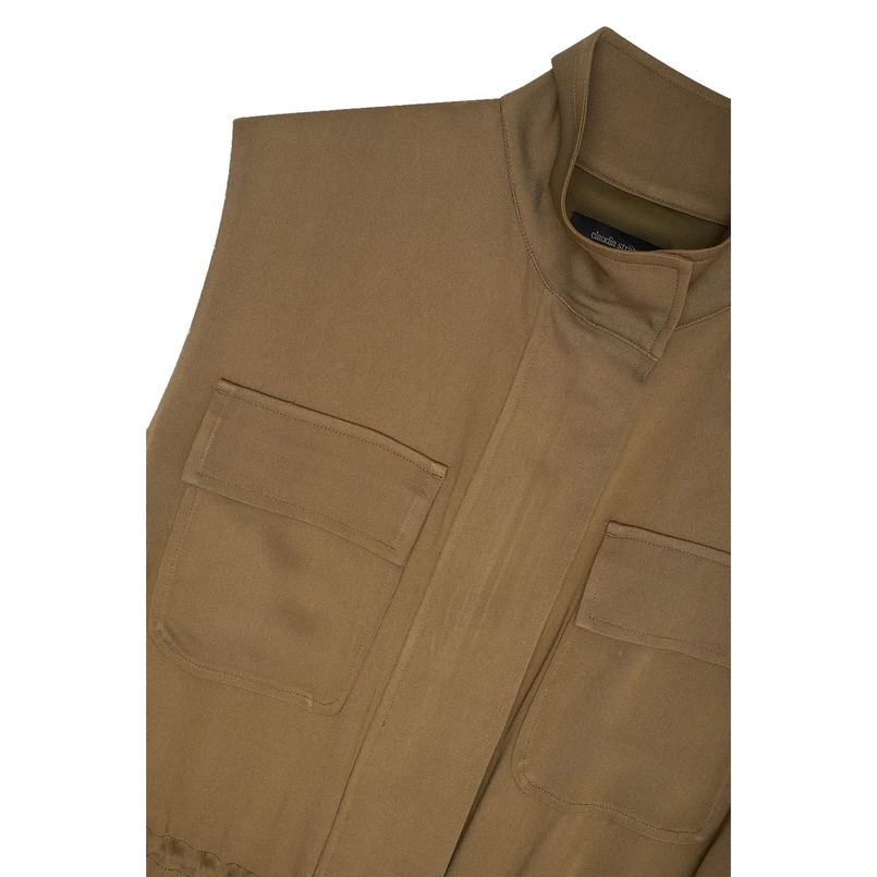 Claudia Strater Dames Blazer Cs25-15506 Khakigroen