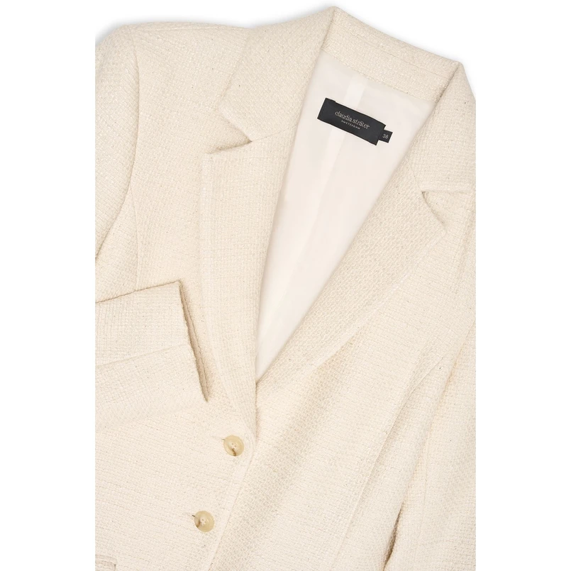 Claudia Strater Dames Blazer Cs25-15516 Beige