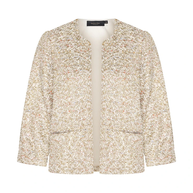 Claudia Strater Dames Blazer Cs25-15517 Beige
