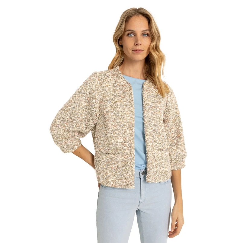 Claudia Strater Dames Blazer Cs25-15517 Beige