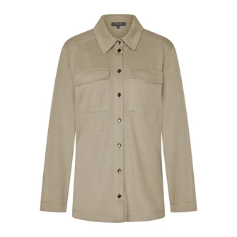 Claudia Strater Dames Blouse Cs13-25094 Khakigroen