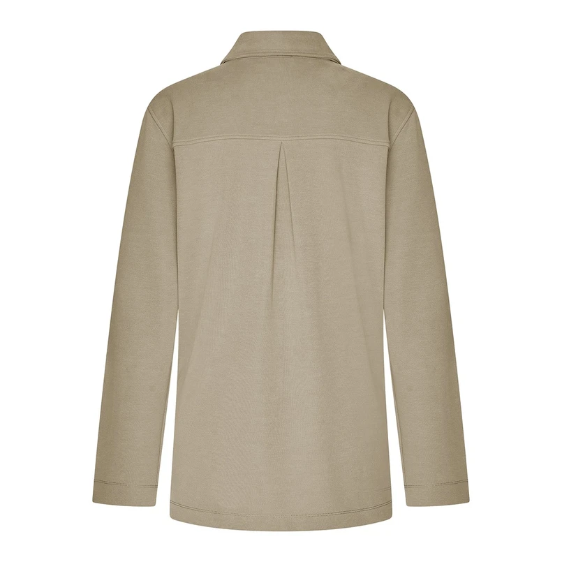 Claudia Strater Dames Blouse Cs13-25094 Khakigroen