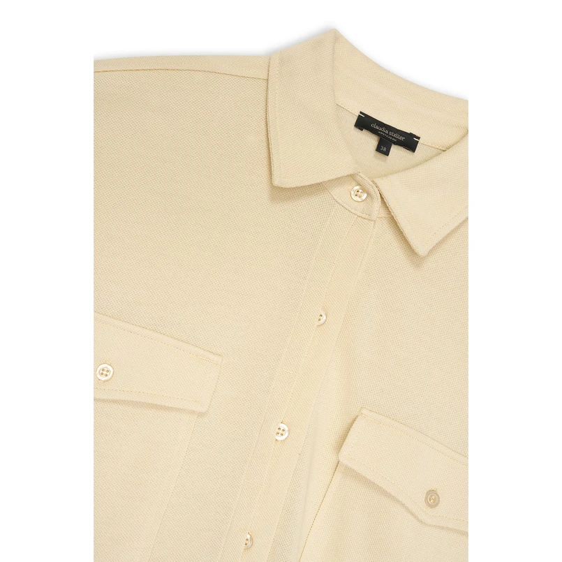 Claudia Strater Dames Blouse Cs13-25125 Beige