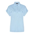 Claudia Strater Dames Blouse Cs13-25125 Bleu