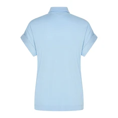 Claudia Strater Dames Blouse Cs13-25125 Bleu