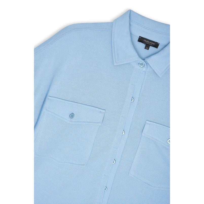Claudia Strater Dames Blouse Cs13-25125 Bleu