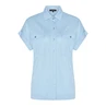 Claudia Strater Dames Blouse Cs13-25125 Bleu