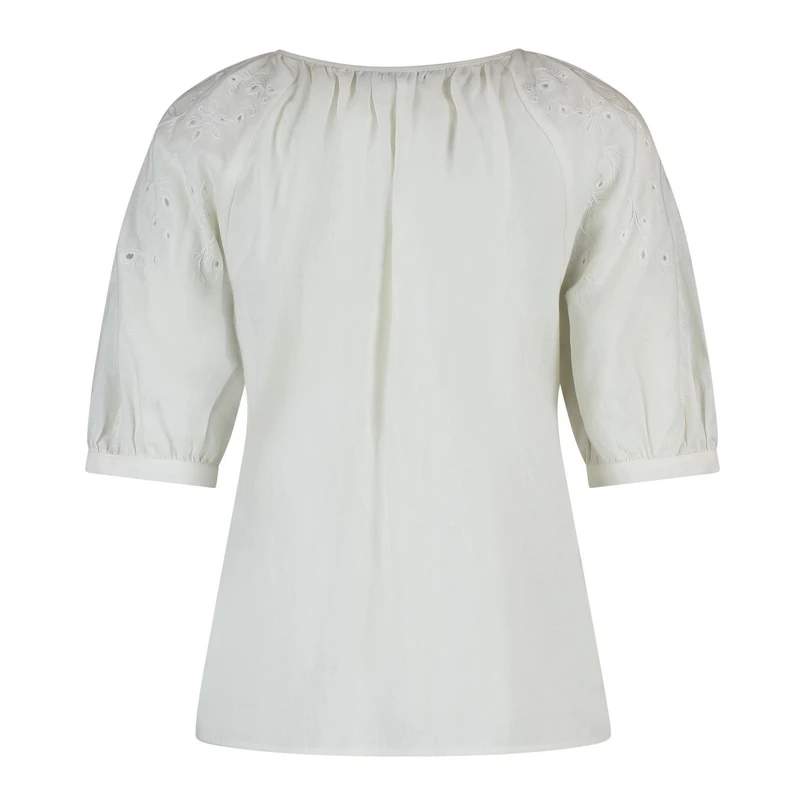 Claudia Strater Dames Blouse Cs14-25151 OFF-WHITE