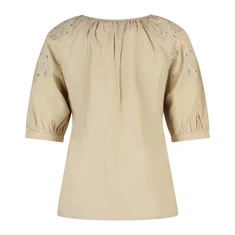 Claudia Strater Dames Blouse Cs14-25151 Zand