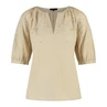 Claudia Strater Dames Blouse Cs14-25151 Zand