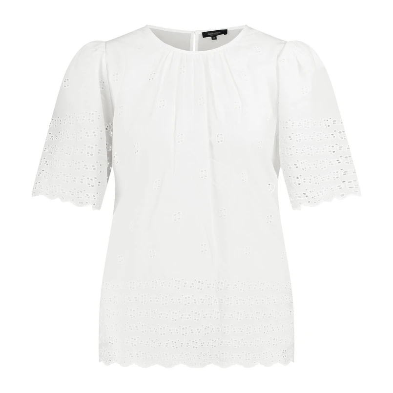 Claudia Strater Dames Blouse Cs14-25231 Wit
