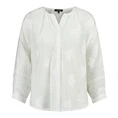 Claudia Strater Dames Blouse Cs14-25235 Wit