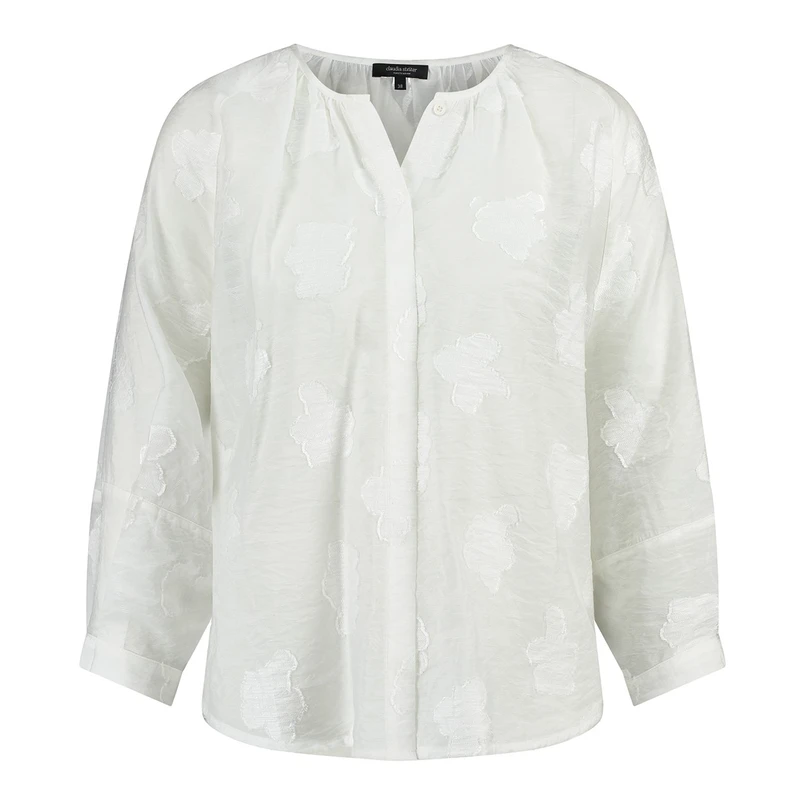 Claudia Strater Dames Blouse Cs14-25235 Wit