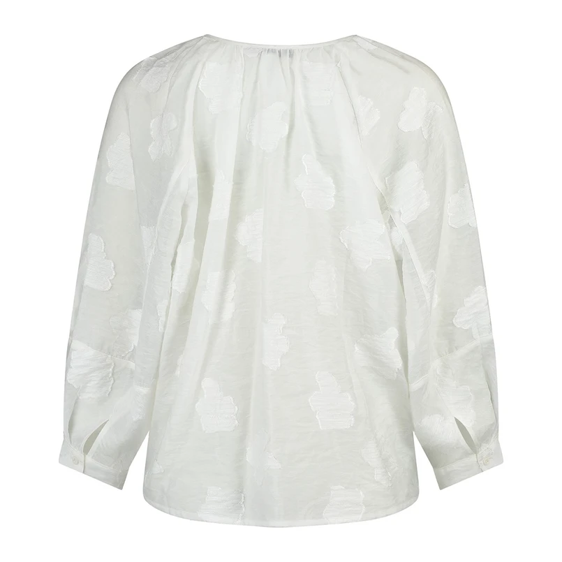 Claudia Strater Dames Blouse Cs14-25235 Wit