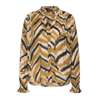 Claudia Strater Dames Blouse Cs14-25350 Zand