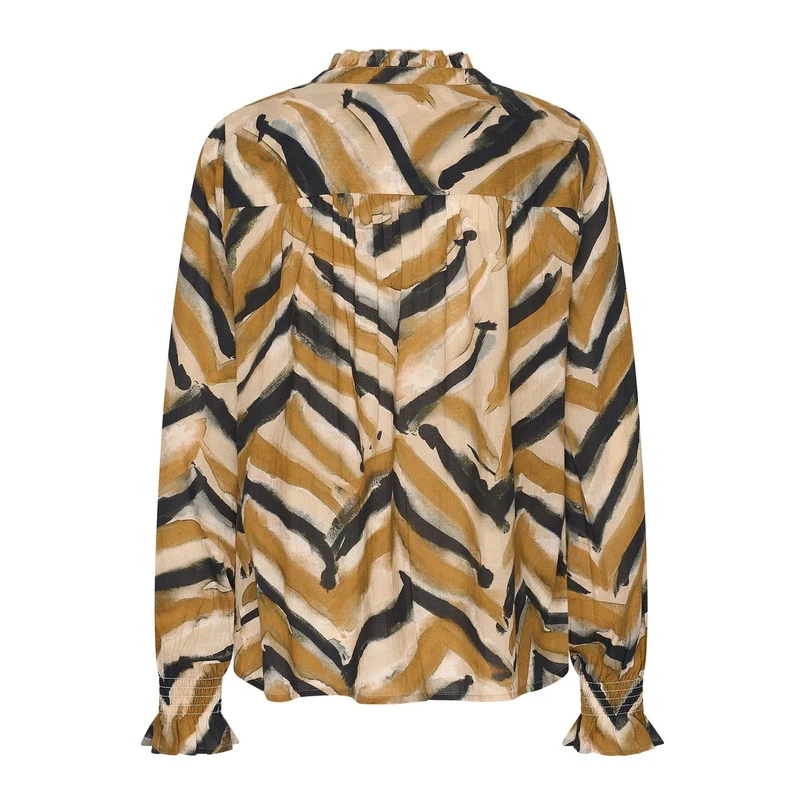 Claudia Strater Dames Blouse Cs14-25350 Zand