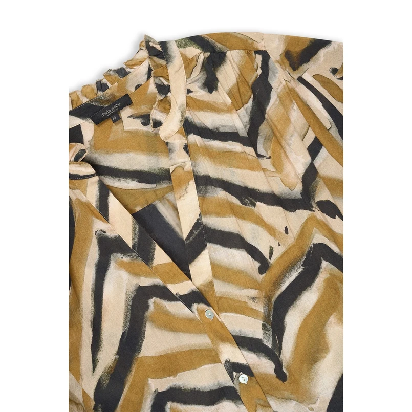 Claudia Strater Dames Blouse Cs14-25350 Zand