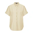 Claudia Strater Dames Blouse Cs14-25353 Zand
