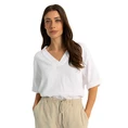 Claudia Strater Dames Blouse Cs14-25369 Wit
