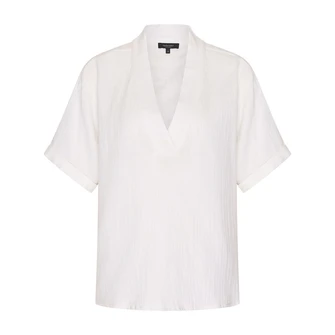 Claudia Strater Dames Blouse Cs14-25369 Wit