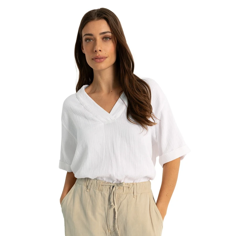 Claudia Strater Dames Blouse Cs14-25369 Wit