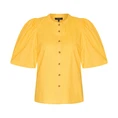 Claudia Strater Dames Blouse Cs14-25433 Geel