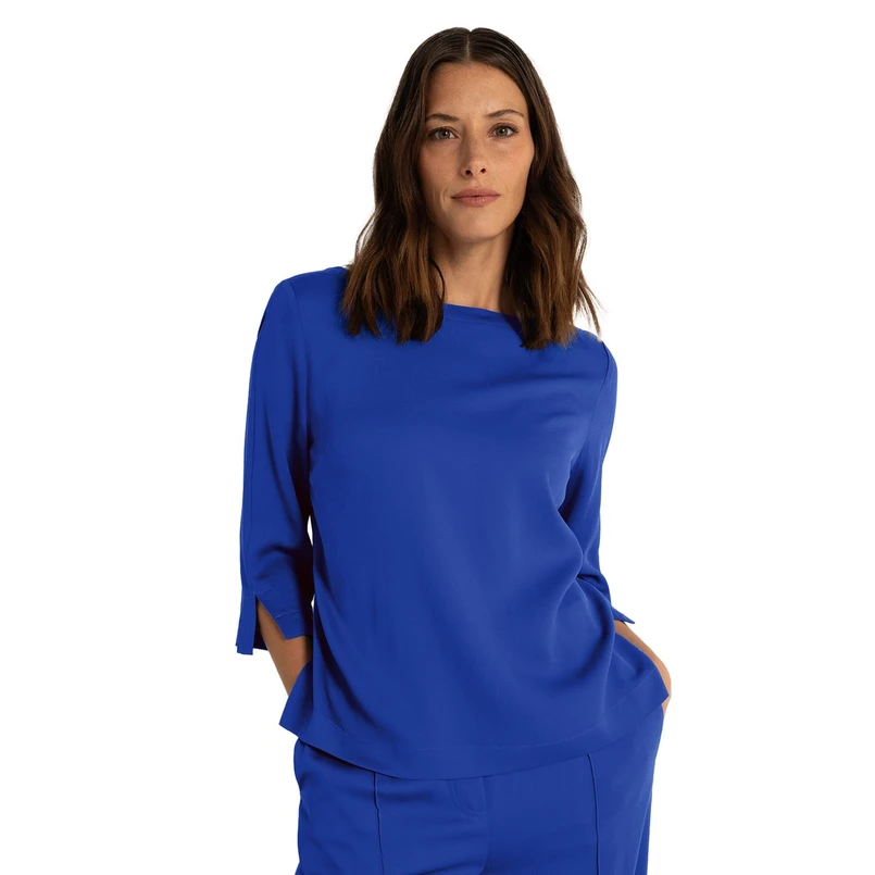 Claudia Strater Dames Blouse CS14-25536 Kobalt