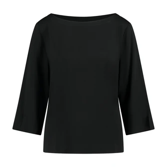Claudia Strater Dames Blouse Cs14-25536 Zwart