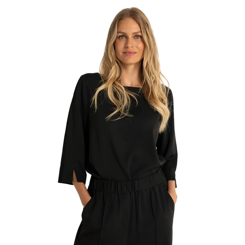 Claudia Strater Dames Blouse Cs14-25536 Zwart