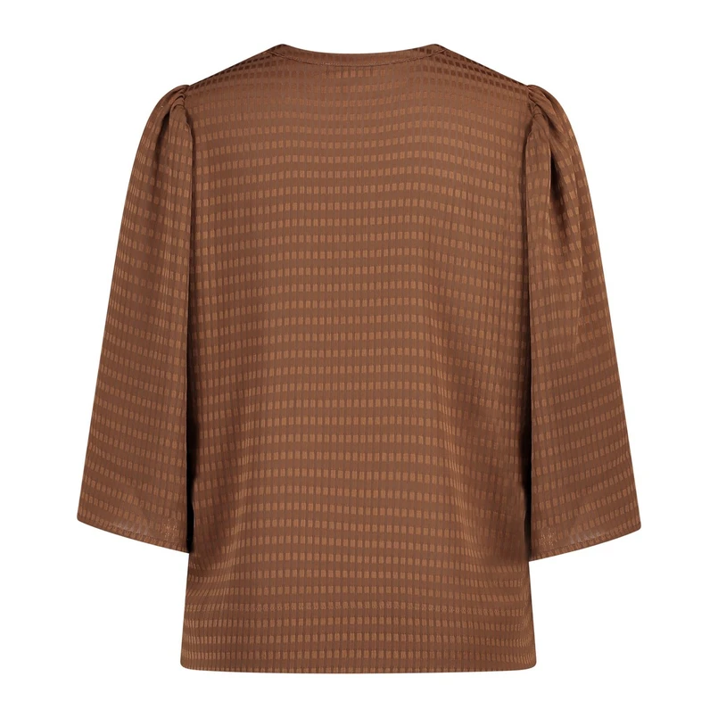 Claudia Strater Dames Blouse Cs14-25547 Camel