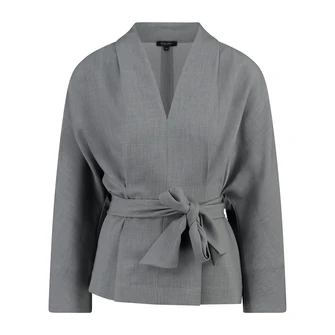 Claudia Strater Dames Blouse CS14-25598 Lichtgrijs