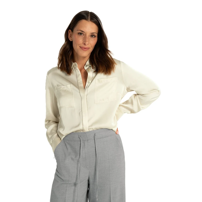 Claudia Strater Dames Blouse CS14-25829 Ecru