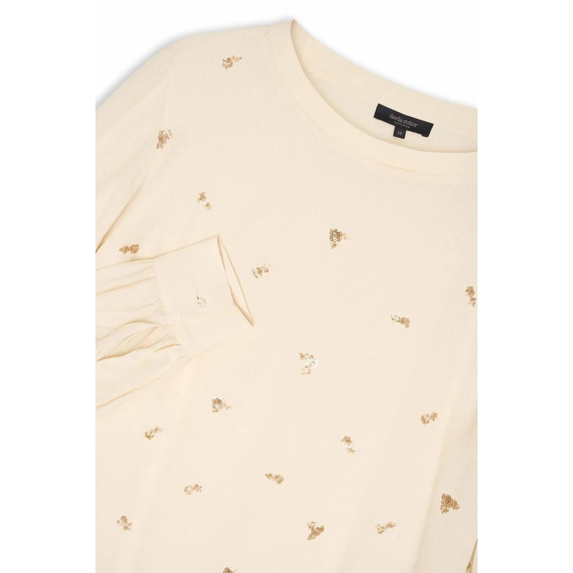 Claudia Strater Dames Blouse Cs25-14503 Ecru