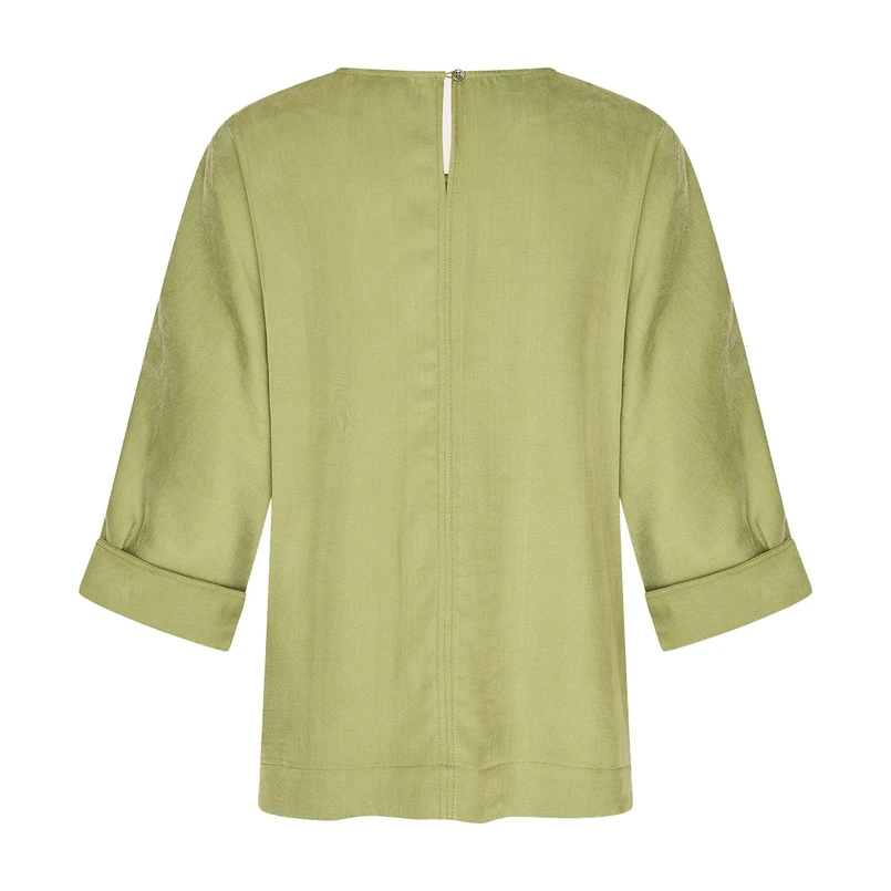 Claudia Strater Dames Blouse Cs25-14505 Groen