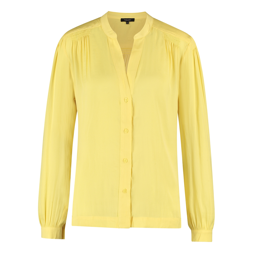 Claudia Strater Dames Blouse Cs25-14506 Geel