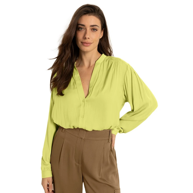 Claudia Strater Dames Blouse Cs25-14506 Lime