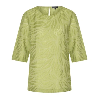 Claudia Strater Dames Blouse Cs25-14507 Groen